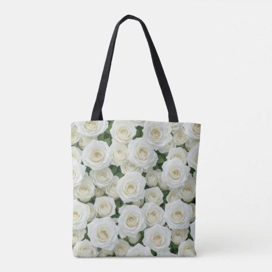 Tote Bag Rose blanche nuptiale (Dos)