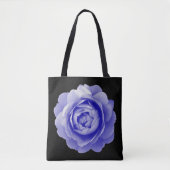 Tote Bag Rose bleu (Devant)