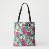 Tote Bag Rose botanique floral (Devant)