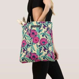 Tote Bag Rose botanique floral