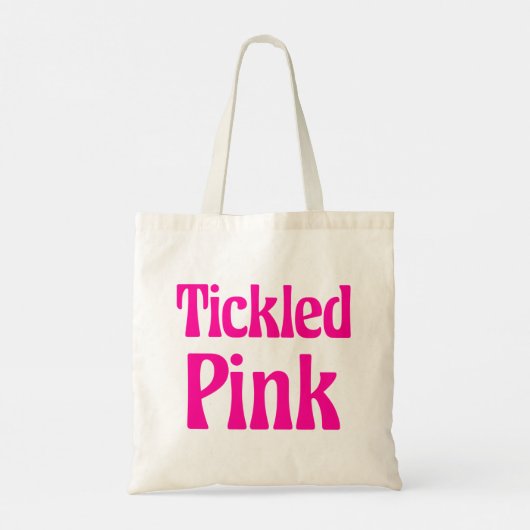 Tote Bag Rose chiche (Dos)