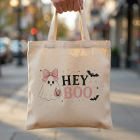 Rose Coquette Hey Boo Fantôme Halloween