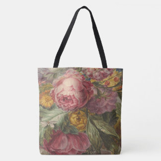 Tote Bag Rose d'antiquité luxuriant