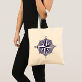 Tote Bag Rose de Compass Tribal (Devant (produit))
