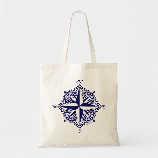 Tote Bag Rose de Compass Tribal (Devant)