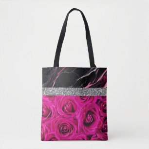 Tote Bag Rose de fête en or Drivers Chic rose Blush