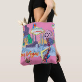 Tote Bag Rose de Las Vegas (De près)