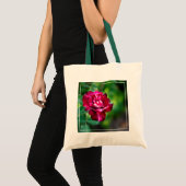 Tote Bag Rose de tigre violet (Devant (produit))