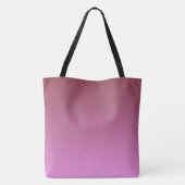 Tote Bag Rose dégradé clair à foncé (Dos)