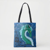 Tote Bag Rose d'hiver Dragon (Devant)