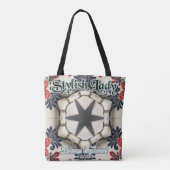 Tote Bag Rose d'hiver personnel : (Dos)