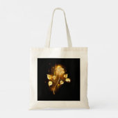 Tote Bag Rose d'or ( rose d'or ) (Dos)
