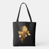 Tote Bag Rose d'or ( rose d'or ) (Dos)