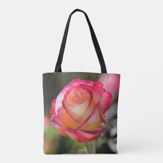 Tote Bag Rose Double Delight (Dos)