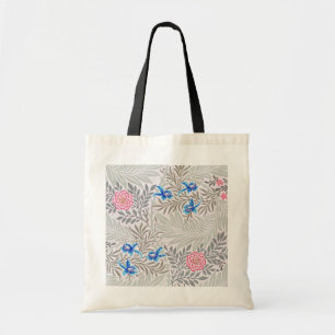 Tote Bag Rose et Larkspur, William Morris