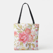Tote Bag Rose et Peony (Dos)