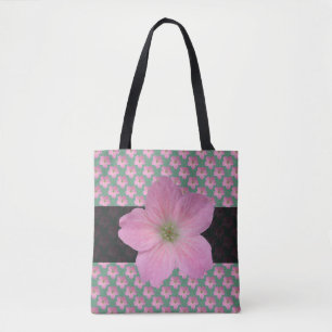 Tote Bag Rose floral botanique doux sur toute couleur