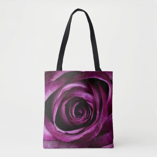 Tote Bag Rose foncé de pourpre (Devant)