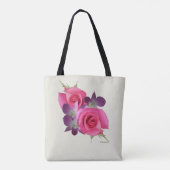 Tote Bag Rose Fourre-tout (Dos)