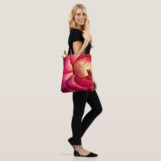 Tote Bag Rose Fourre-tout (Sur le modèle)