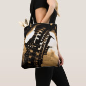 Tote Bag Rose Gold Steampunk  (De près)