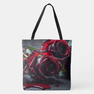Tote Bag Rose gothique