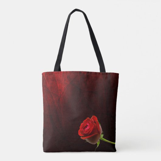 Tote Bag Rose gothique Monogrammé (Dos)