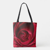 Tote Bag Rose gros plan sur ce fourre-tout imprimé (Dos)