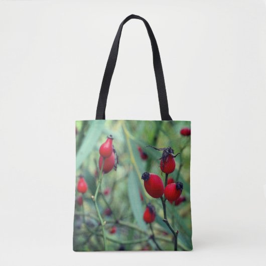 Tote Bag Rose hanche Automne Phtographie Fourre-tout (Devant)