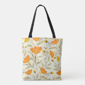 Tote Bag Rose jaune (Dos)