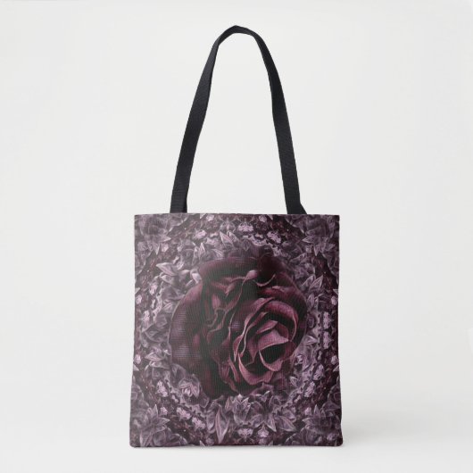 Tote Bag Rose Mandala (Devant)