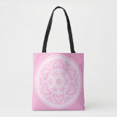 Tote Bag Rose Mandala (Devant)