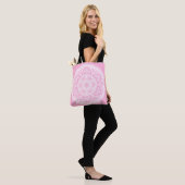Tote Bag Rose Mandala (Sur le modèle)