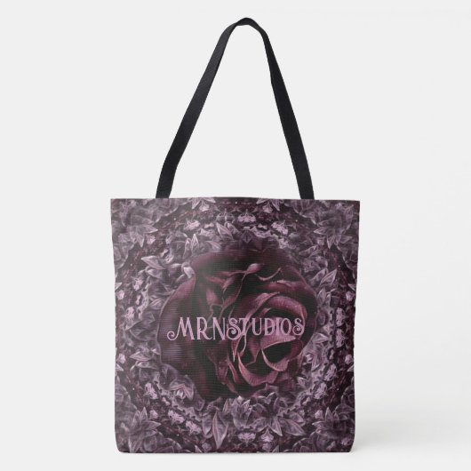 Tote Bag Rose Mandala (Devant)