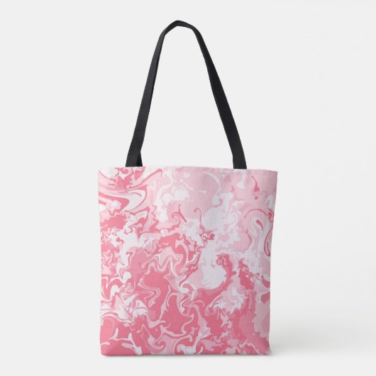 Tote Bag Rose marbré (Dos)