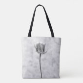 Tote Bag Rose noir rouge (Dos)