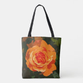 Tote Bag Rose orange (Dos)
