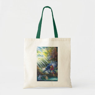 Tote Bag ROSE OUBLIÉ combattant les chevaliers, l'argent et