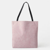 Tote Bag Rose Pâle Uni Texturé (Devant)