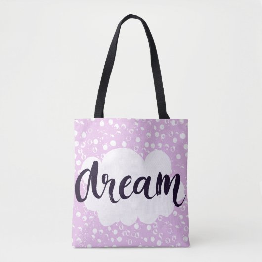 Tote Bag Rose rêveur (Devant)