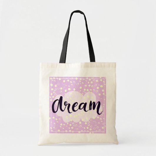 Tote Bag Rose rêveur (Devant)