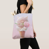Rose Romantique : Mademoiselle Minou Cône de Glace