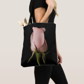Tote Bag Rose rose (De près)