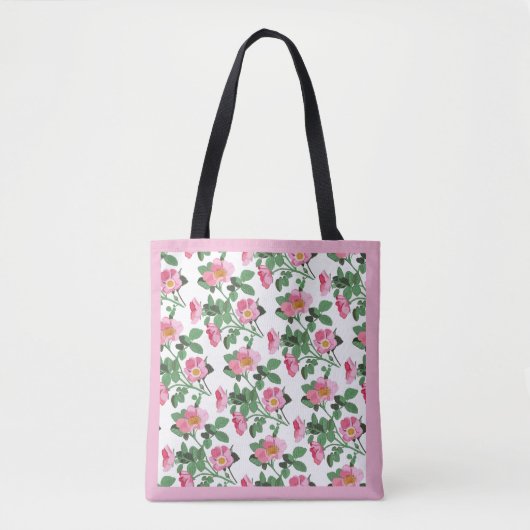 Tote Bag Rose rose chitzy (Devant)