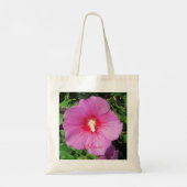 Tote Bag Rose rose de Sharon Waterdrops Petals Nom (Dos)
