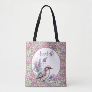 Tote Bag Rose rose floral défiler