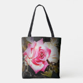 Tote Bag Rose rose monogramme (Dos)