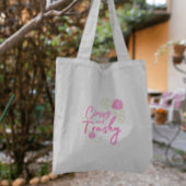 Tote Bag Rose rose pink élégante et trash