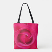Tote Bag Rose rose rouge romantique (Dos)