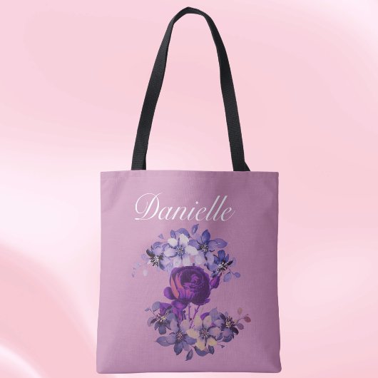 Tote Bag Rose rose Vintage Floral